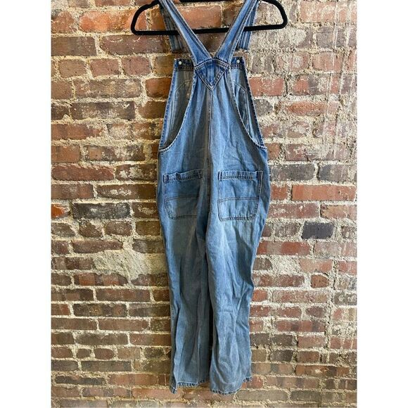 Wild Fable Blue Denim Distressed Jumpsuit - Picture 5 of 10